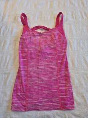 Made Sexy by Victoria's Secret women's XS pink & white tank top GUC